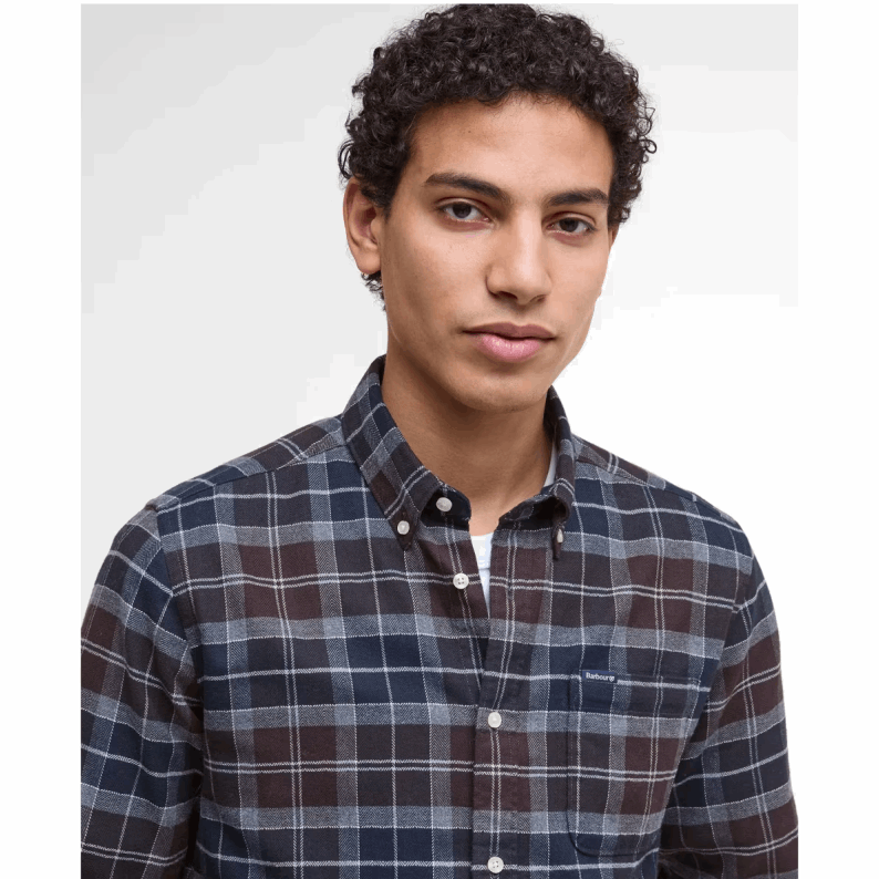 Barbour Kyeloch Tailored Shirt – Midnight Oak Tartan