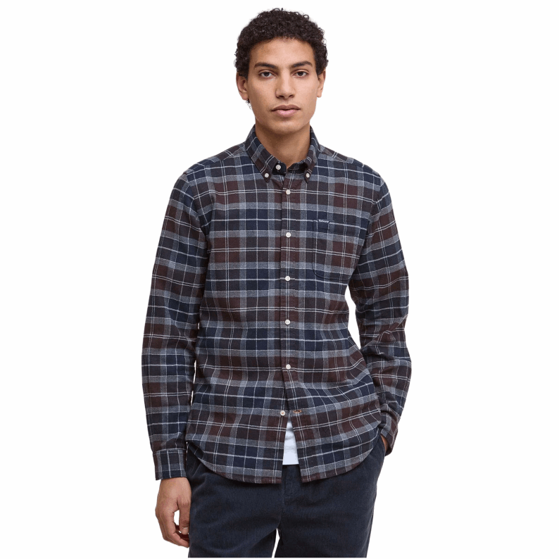 Barbour Kyeloch Tailored Shirt – Midnight Oak Tartan