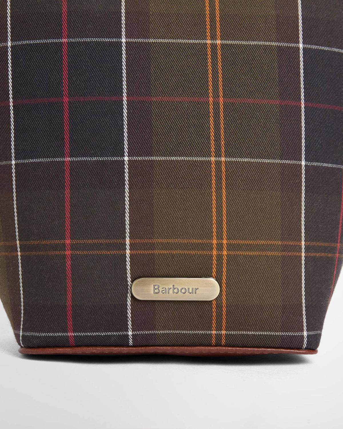 Barbour Cedar Mini Tartan Bucket Bag 0560