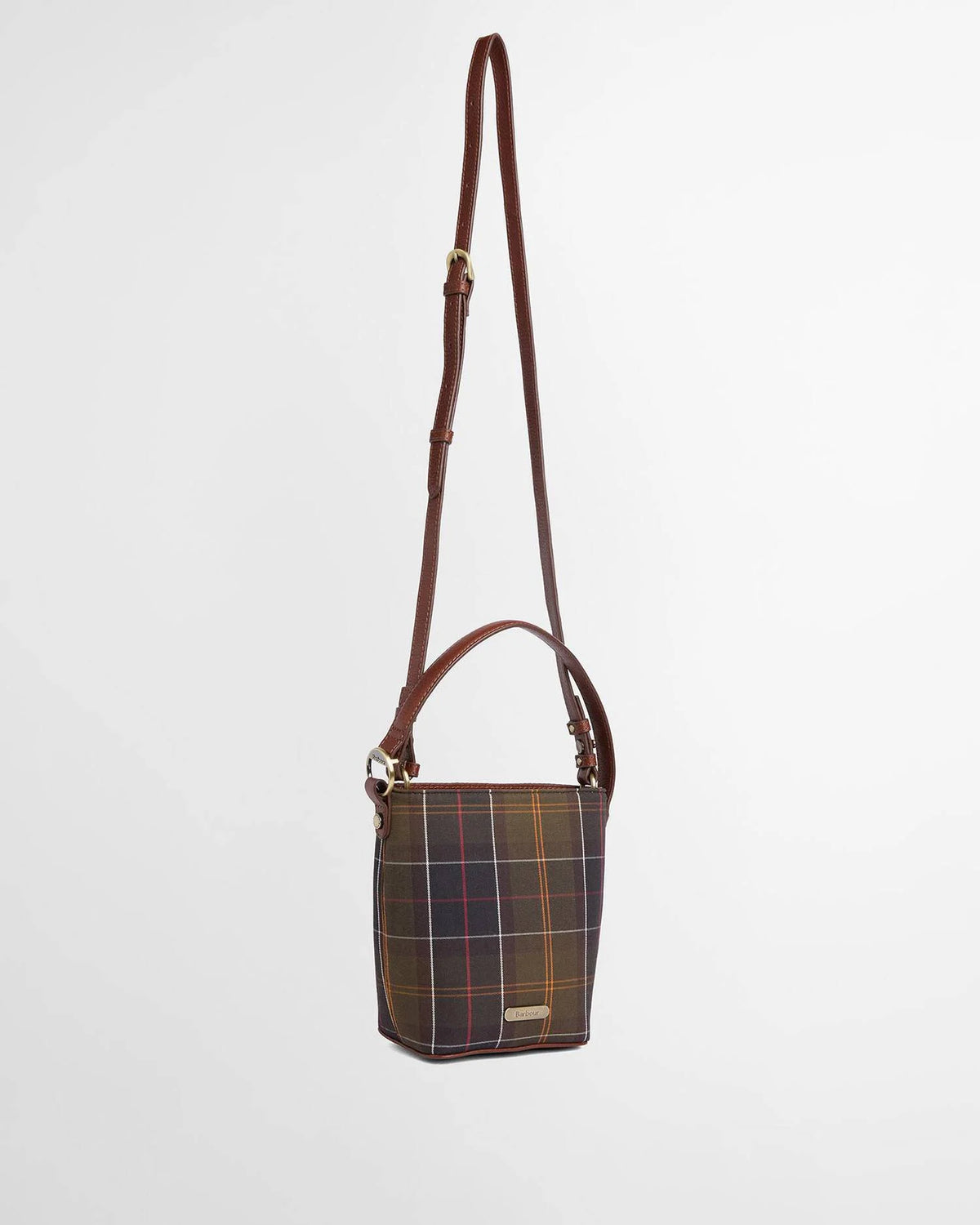Barbour Cedar Mini Tartan Bucket Bag 0560