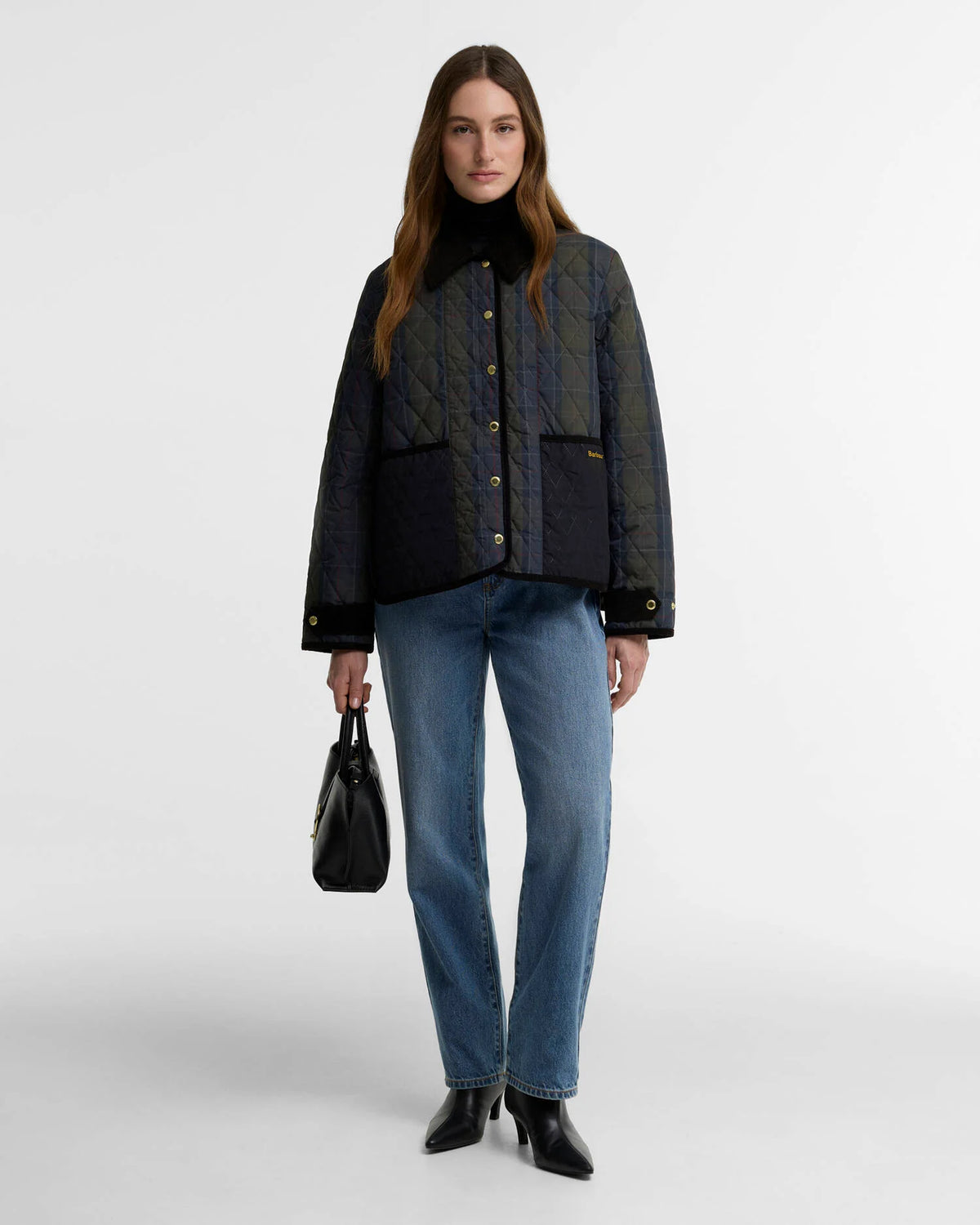 Barbour Ainsdale Quilted Jacket in Shadow Classic LQU1932TN11
