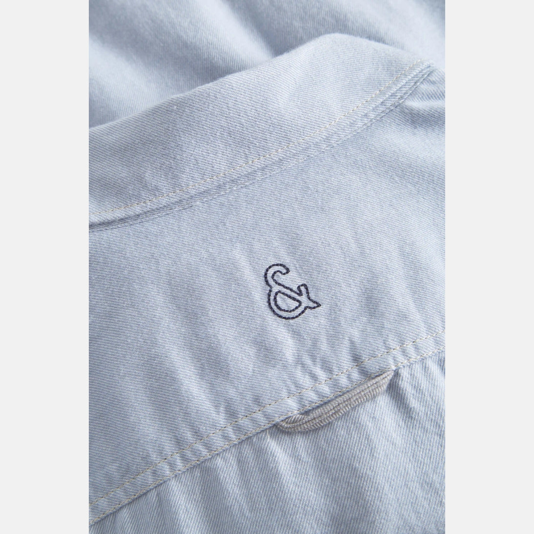 Colours &amp; Sons Soft Cotton Twill Shirt 9024-211 Lake