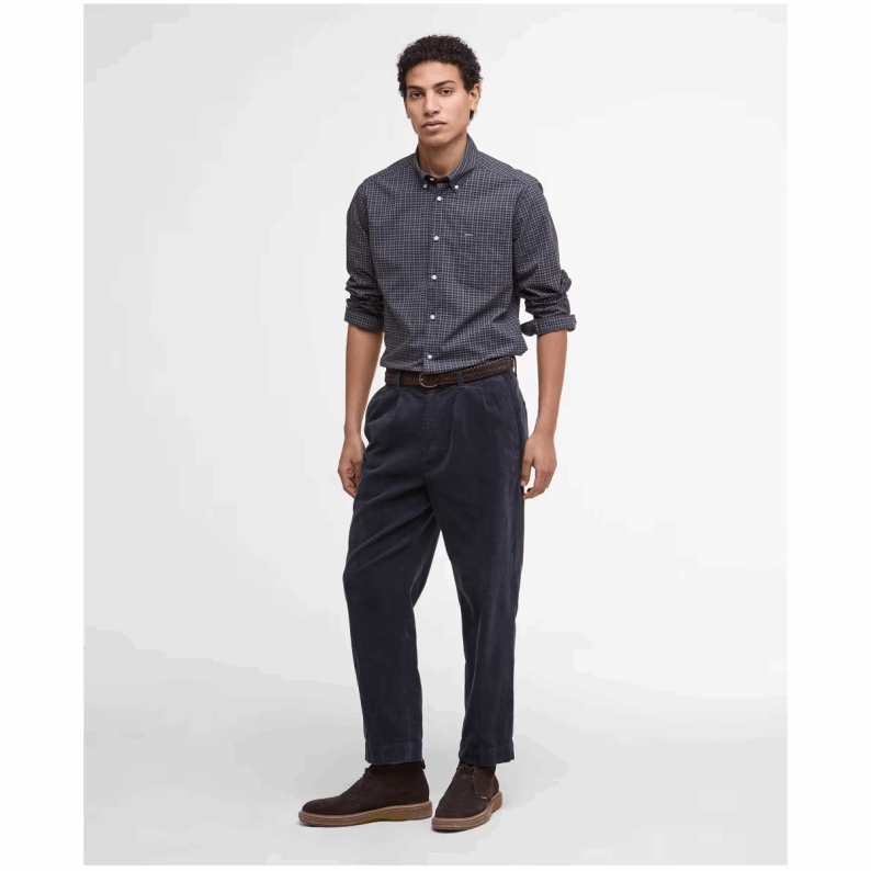 Barbour Lomond Tailored Long-Sleeved Shirt – Midnight Oak Tartan