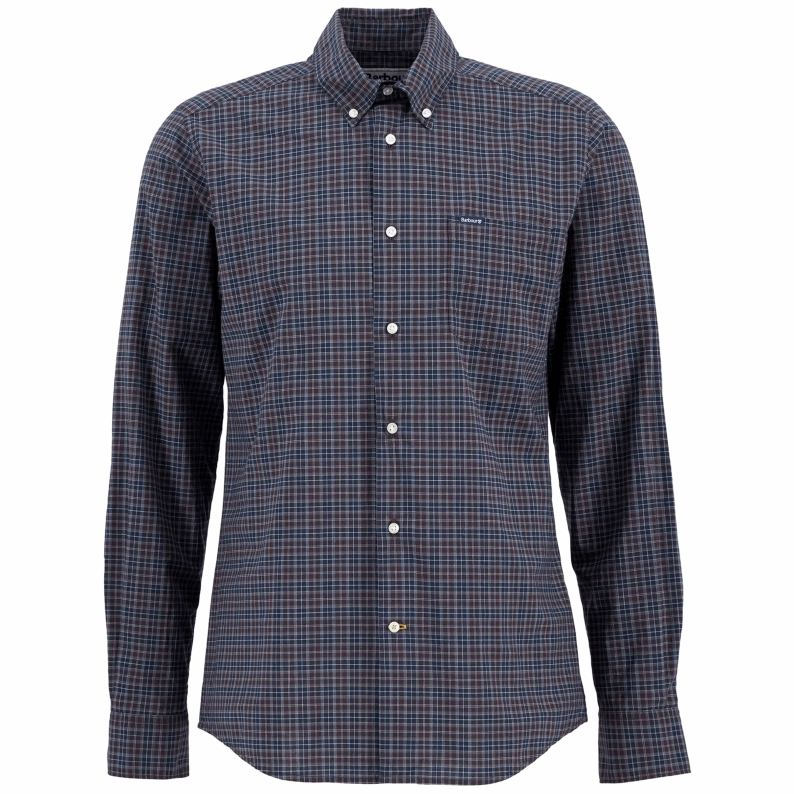 Barbour Lomond Tailored Long-Sleeved Shirt – Midnight Oak Tartan