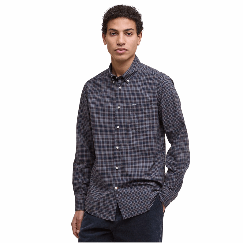 Barbour Lomond Tailored Long-Sleeved Shirt – Midnight Oak Tartan