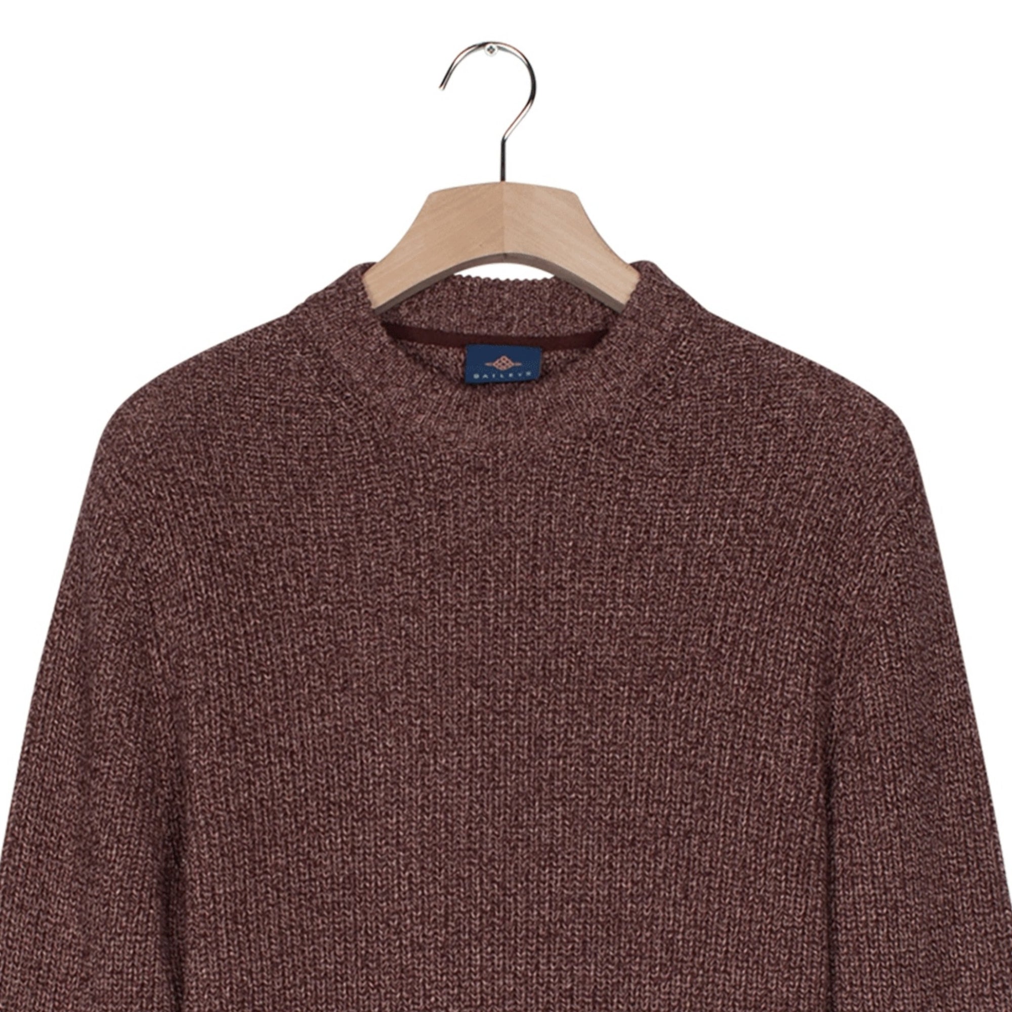 Baileys Crew Neck Pullover in Light Mauve