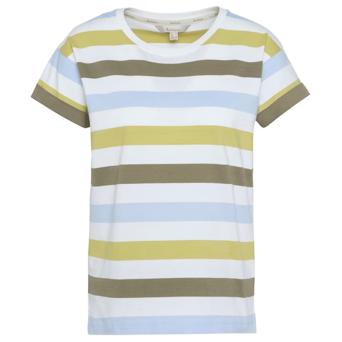 Barbour Lyndale T-shirt Limeade Stripe