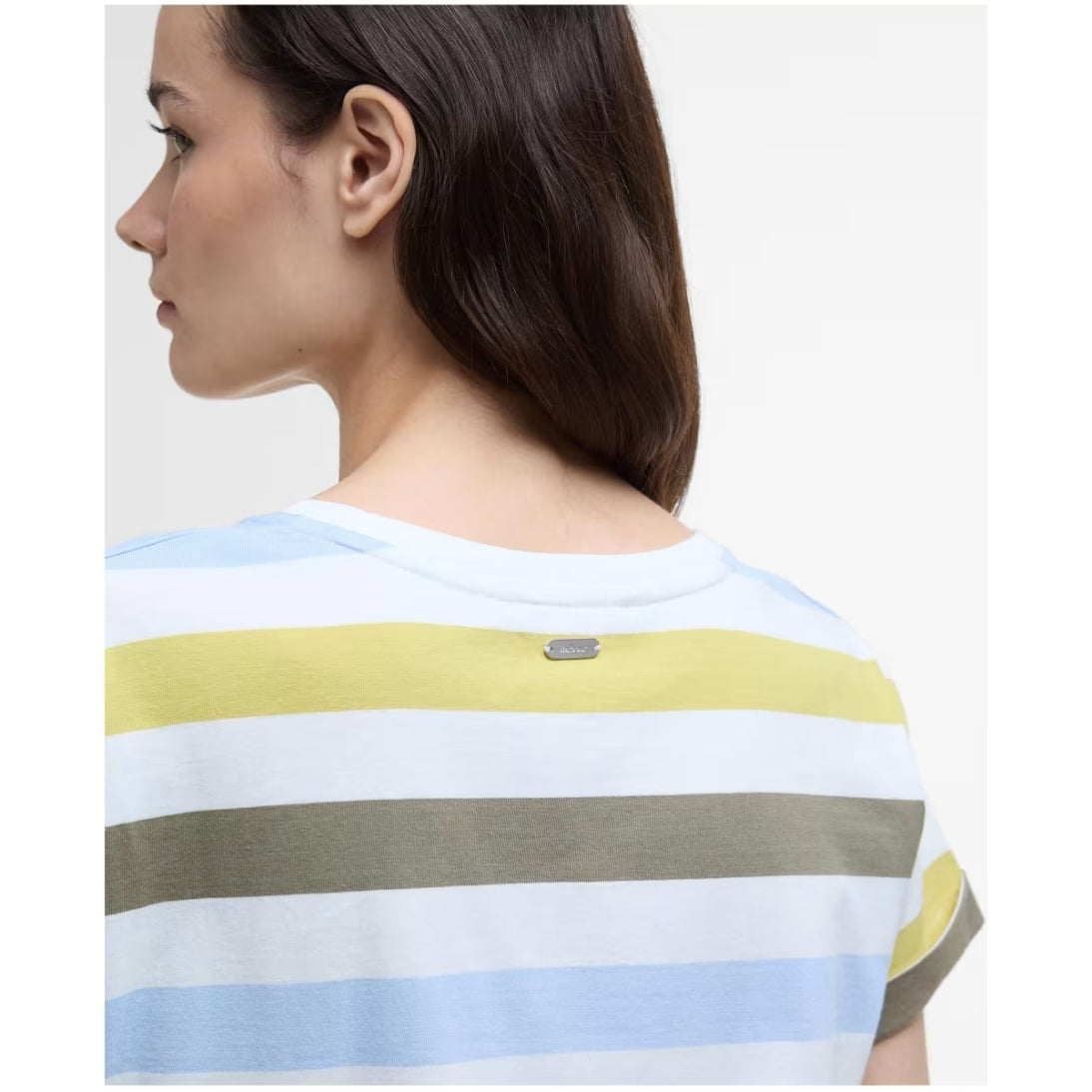 Barbour Lyndale T-shirt Limeade Stripe