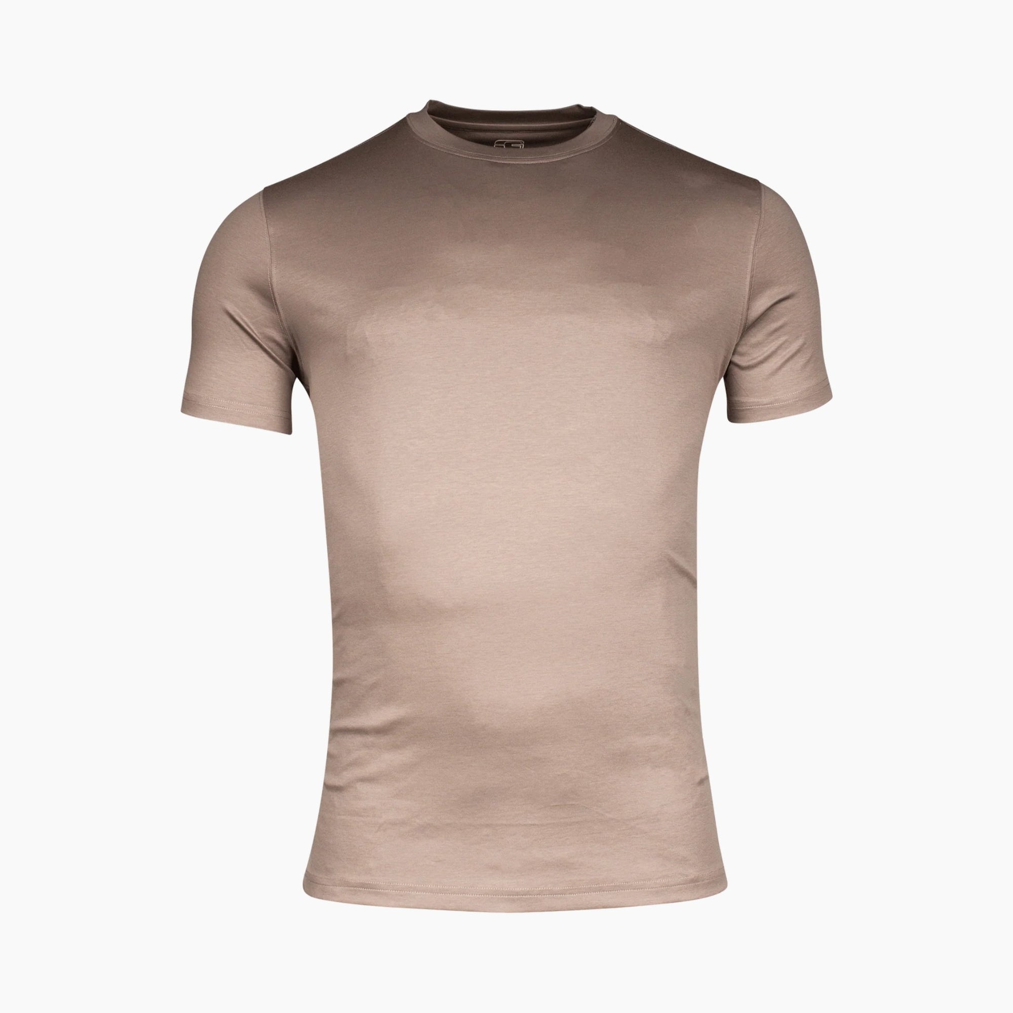 Giordano Beige t-shirt on a white background