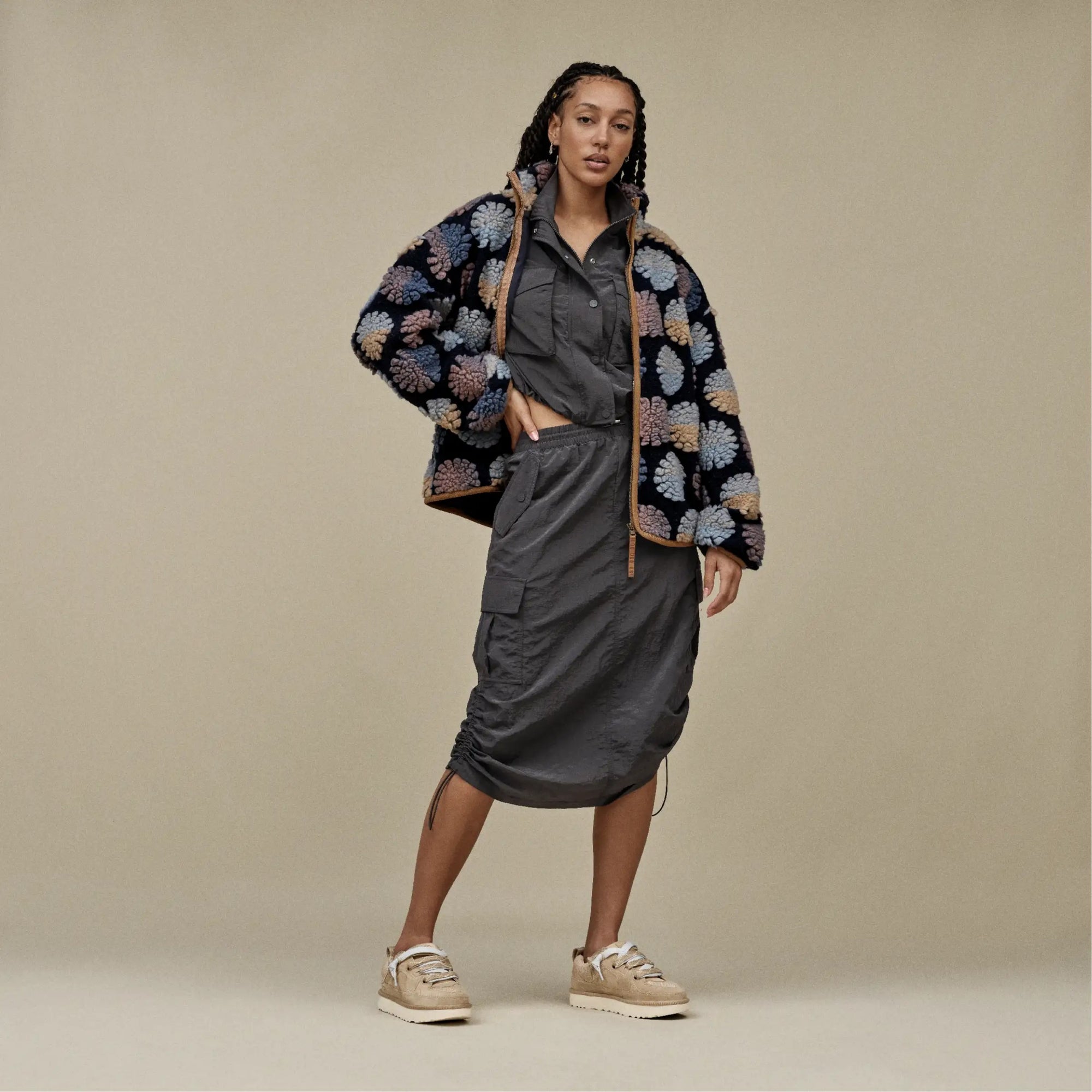 UGG® Lo Lowmel Trainer in Mustard Seed