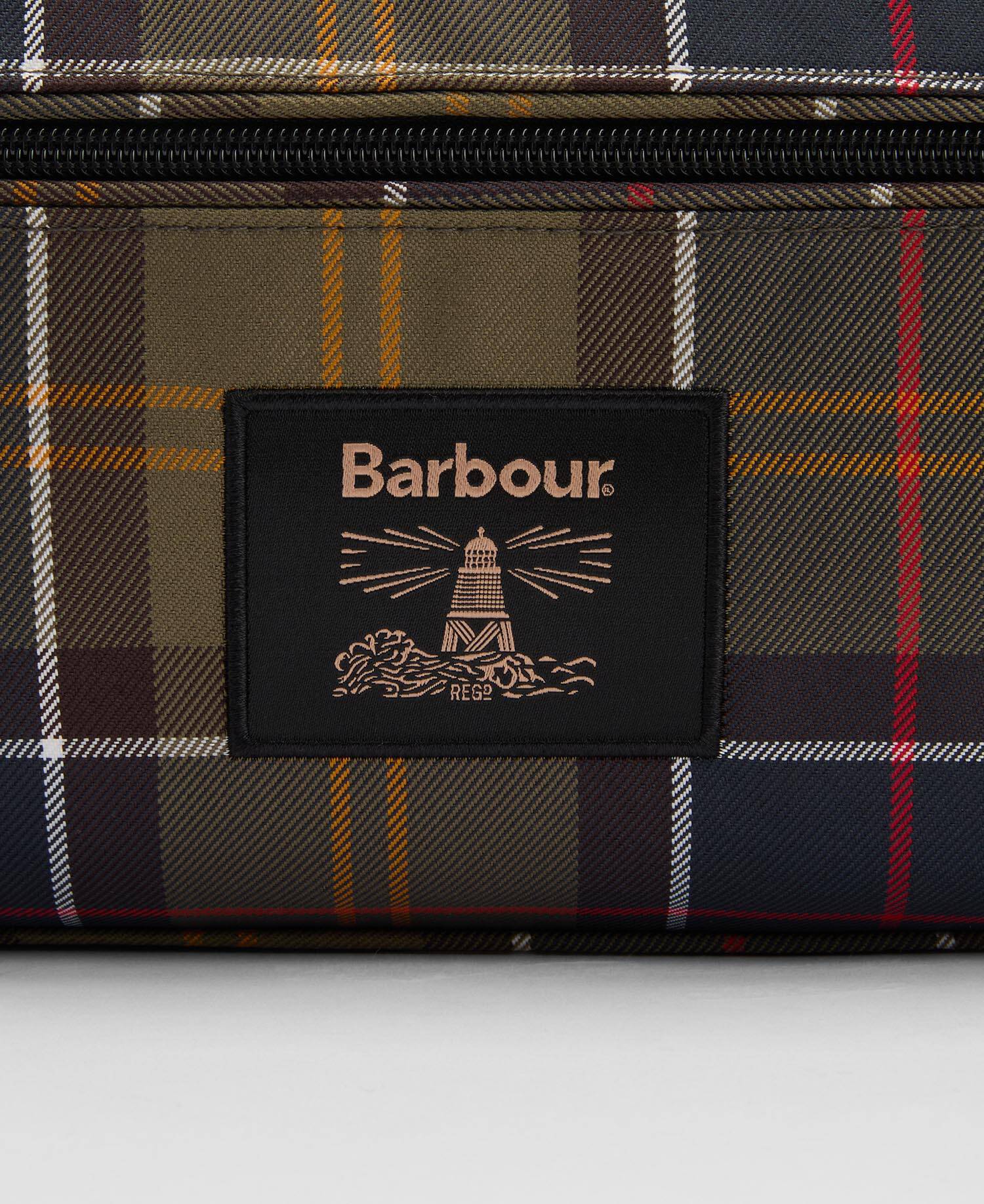 Barbour Tartan Washbag in Classic Tartan