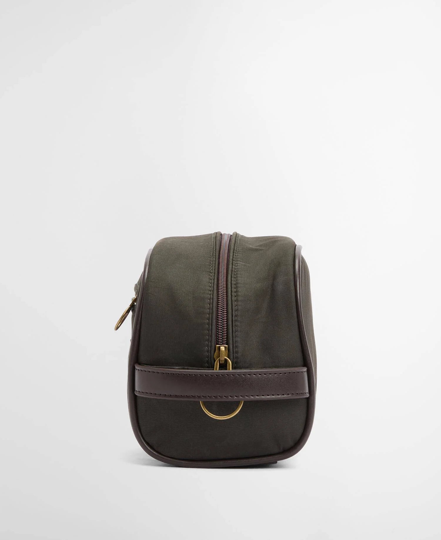 Barbour Wax Washbag in Olive