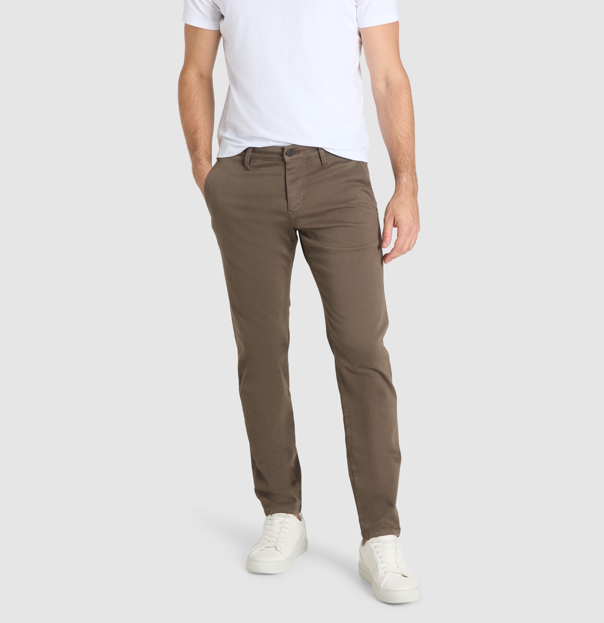 MAC Ultimate Drivers Pants Stretch Chino Chocolate Brown