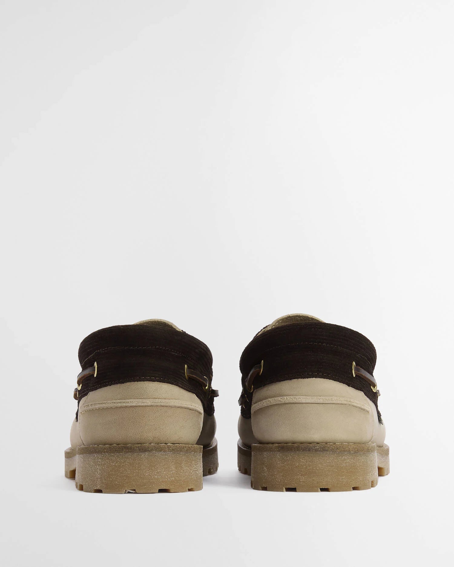 Barbour Re-Engineered Deck Boat Shoes in Sand/Brown MFO0795BE34