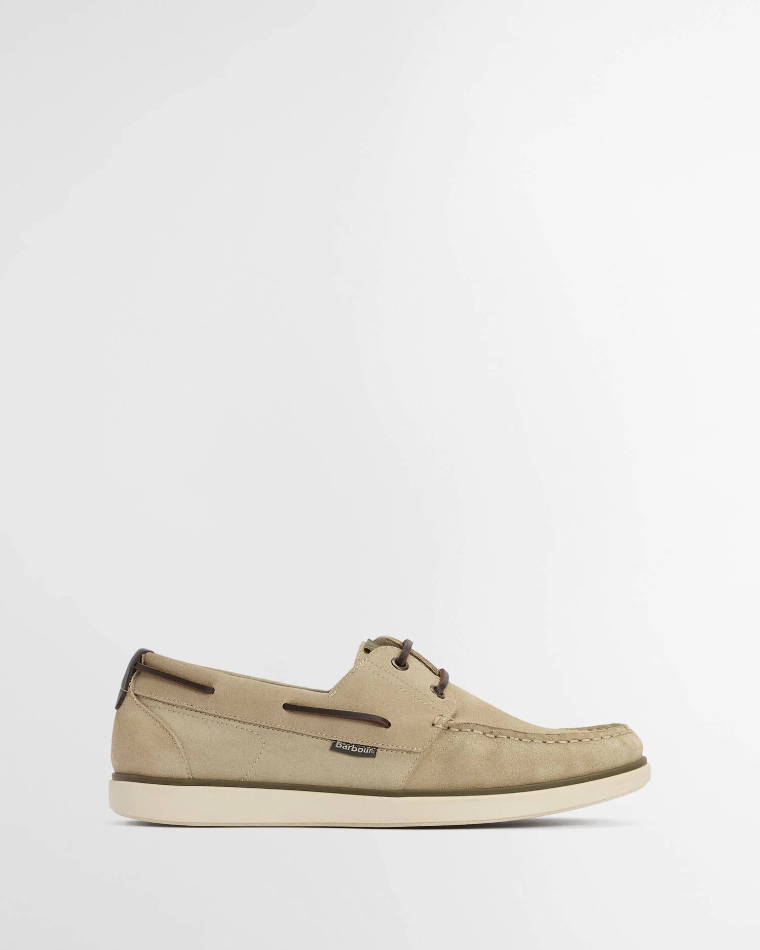 Barbour Rothley Boat Shoe in Taupe MFO0835BE319
