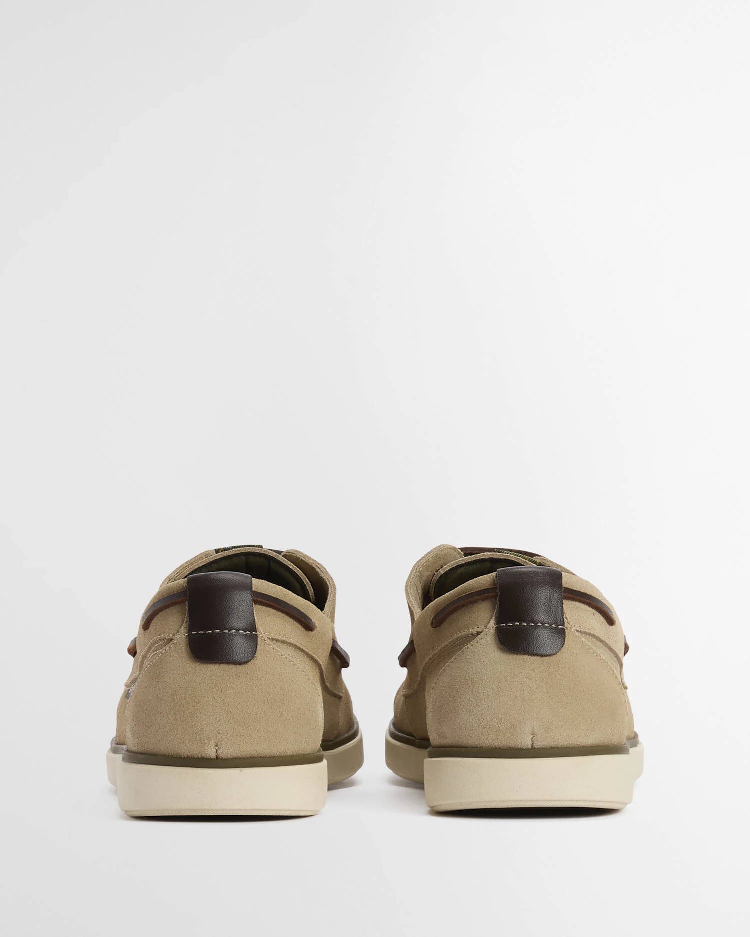 Barbour Rothley Boat Shoe in Taupe MFO0835BE319