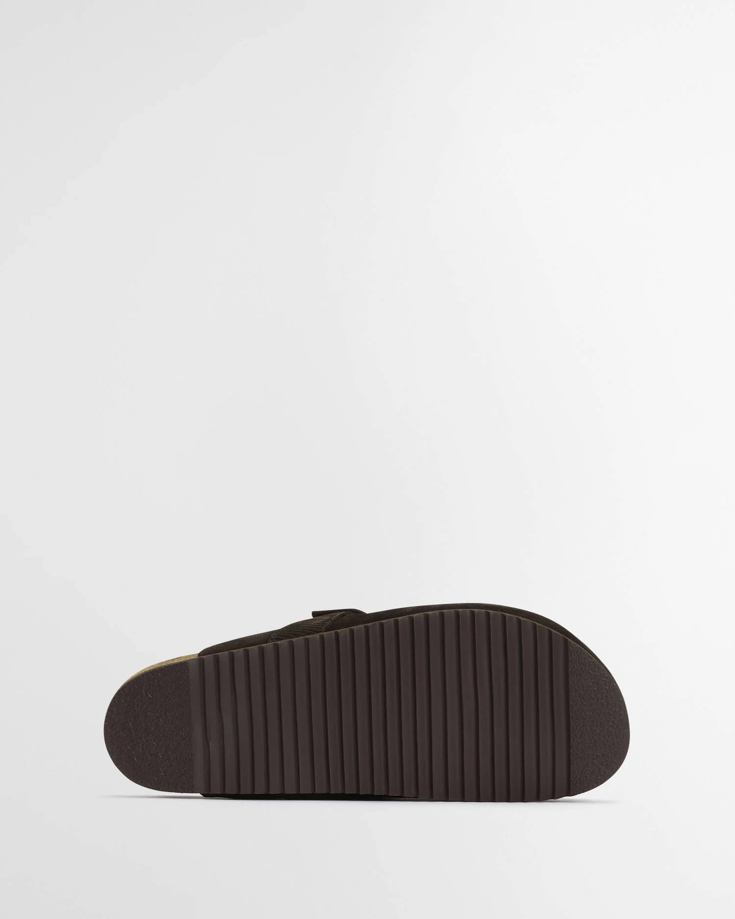Barbour Bowman Suede Mules in Choc Suede MFO0840BR9911