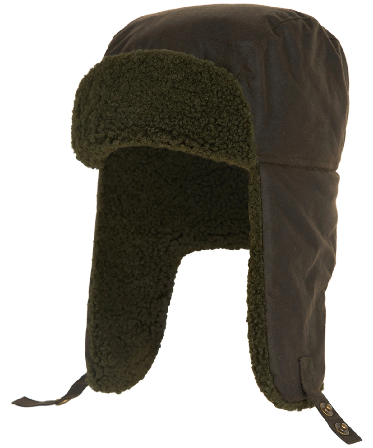 Barbour Morar Wax Trapper Hat in Olive