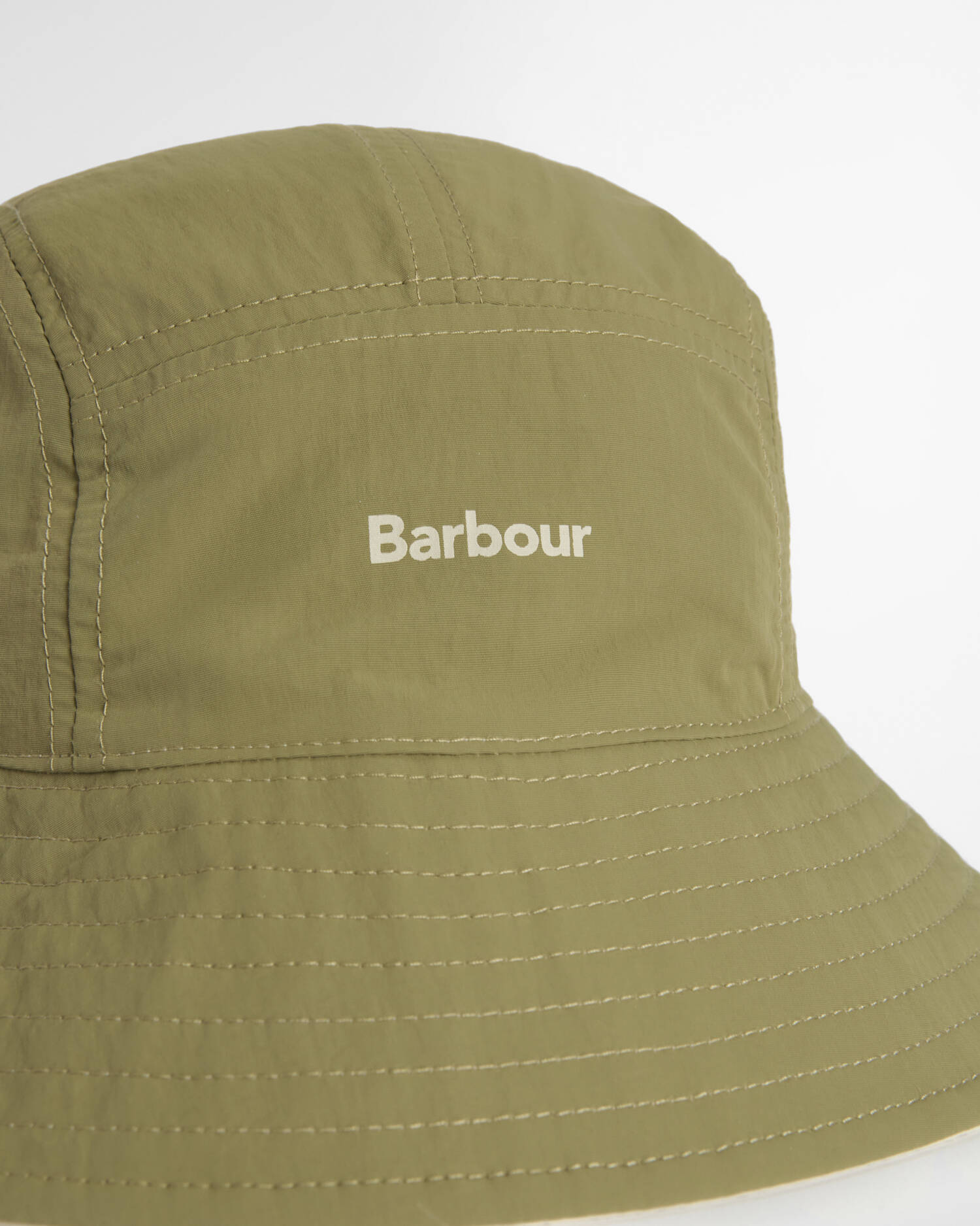 Barbour Festival Reversible Bucket Hat in Bleached Olive MHA0943OL31