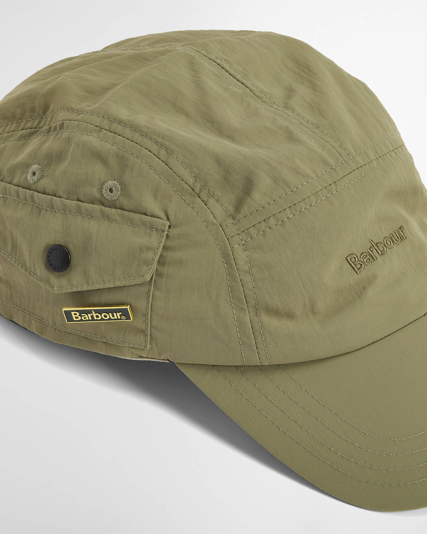 Barbour Festival Pocket Cap in Bleached Olive MHA0949OL311