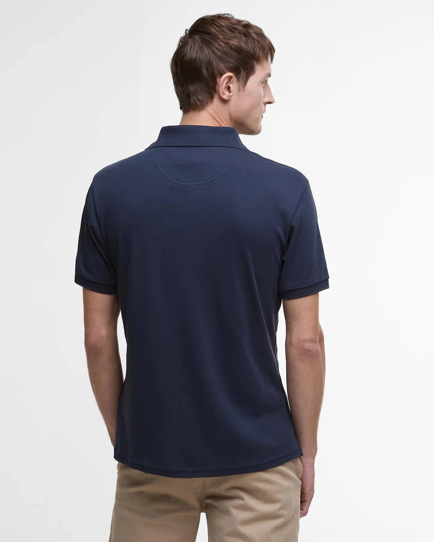 Barbour Hylton Interlock Polo Shirt MML1445 in Navy