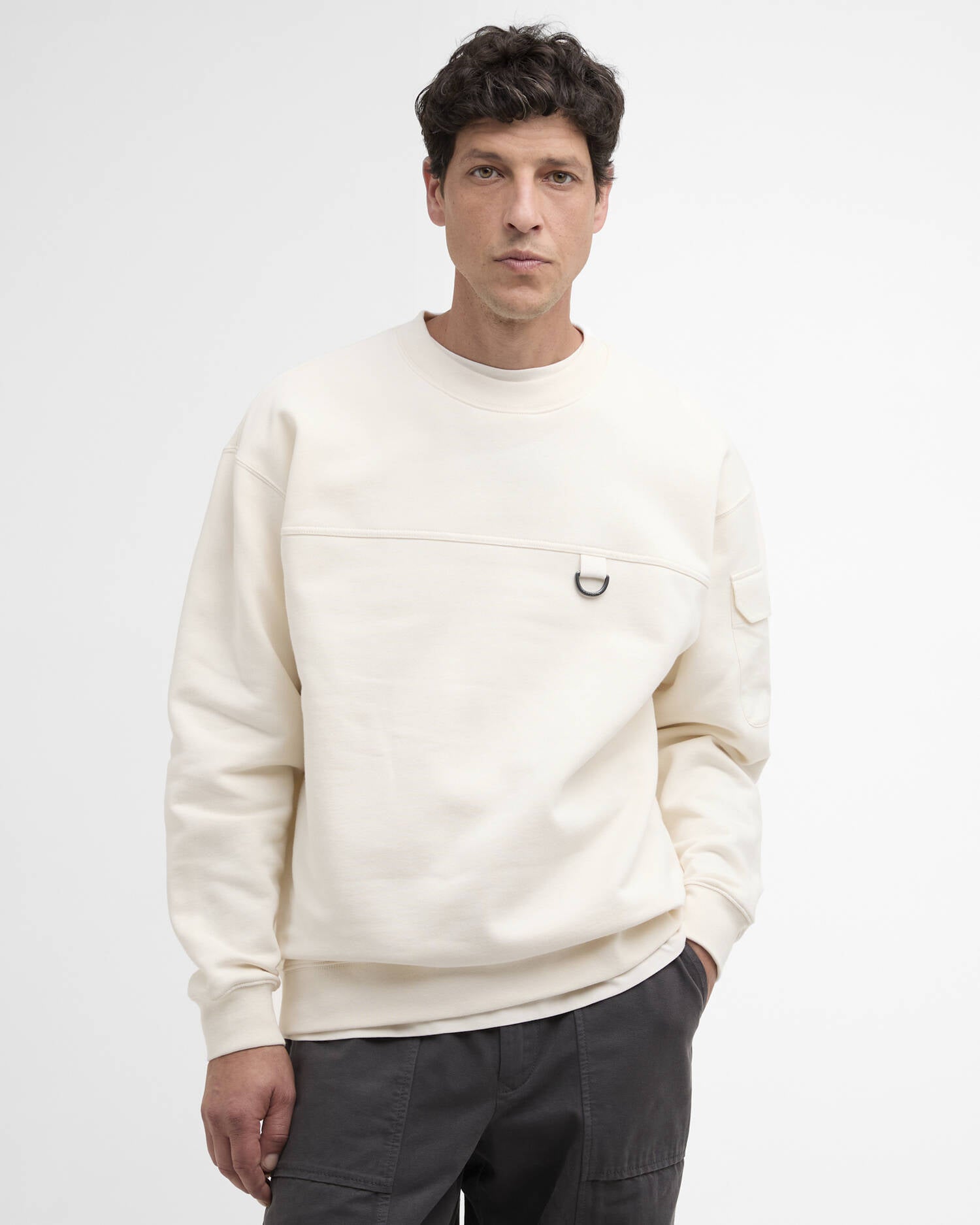 Barbour Ardgill Oversized Crew Neck Jumper MOL0738BE13