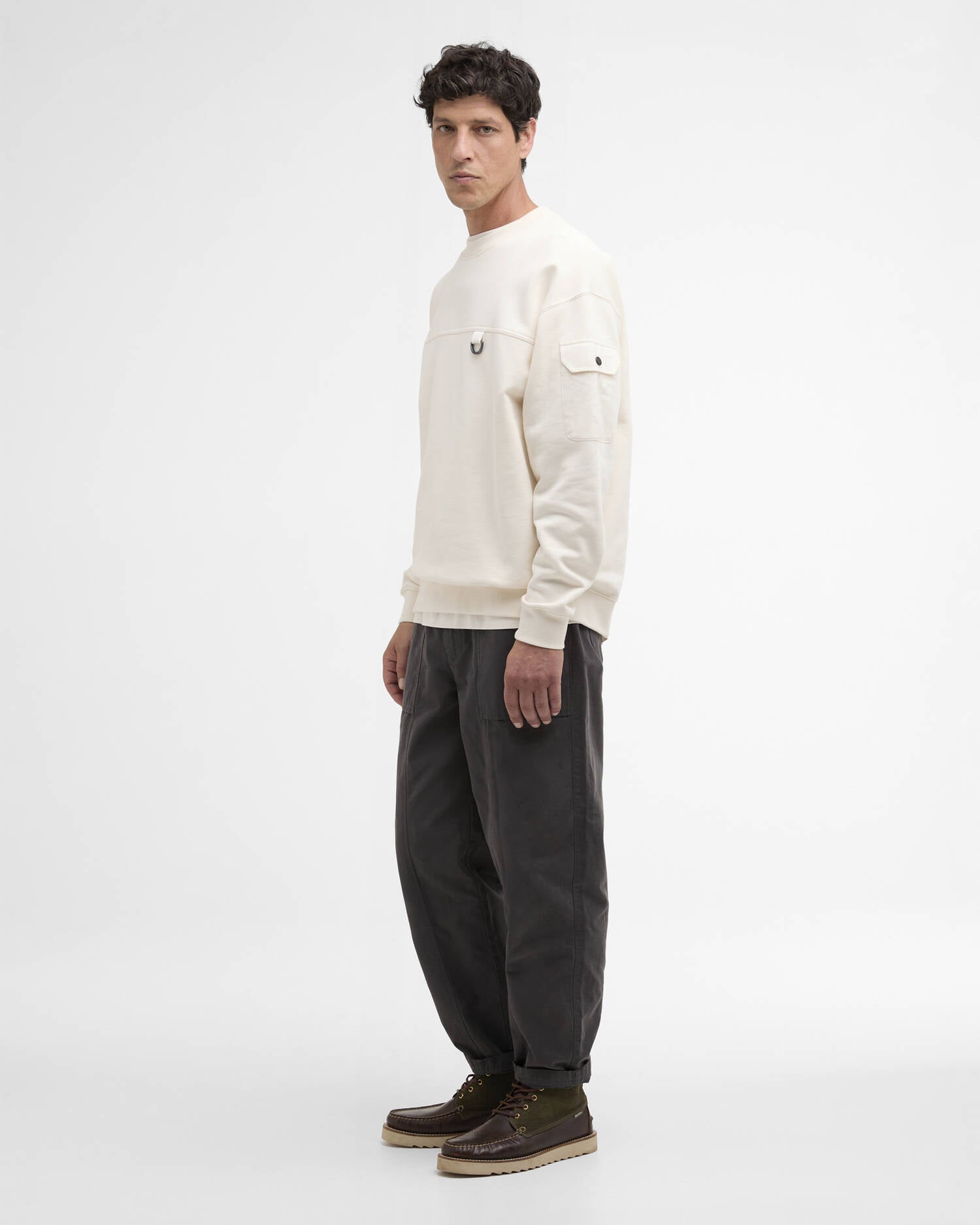 Barbour Ardgill Oversized Crew Neck Jumper MOL0738BE13