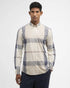 Barbour Harris long sleeve shirt Oban Mist tartan cotton front view
