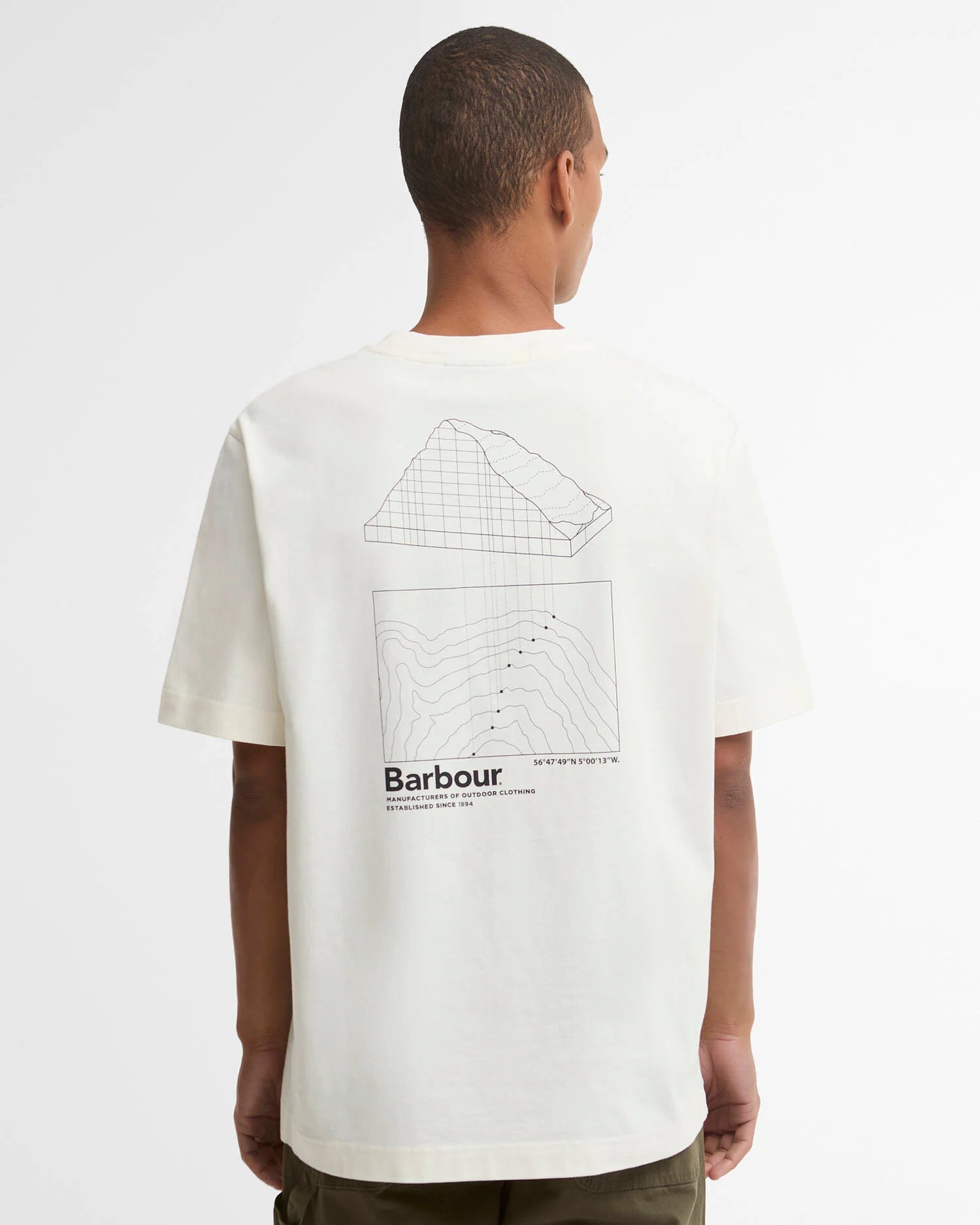 Barbour Woodbine T-shirt in Whisper White