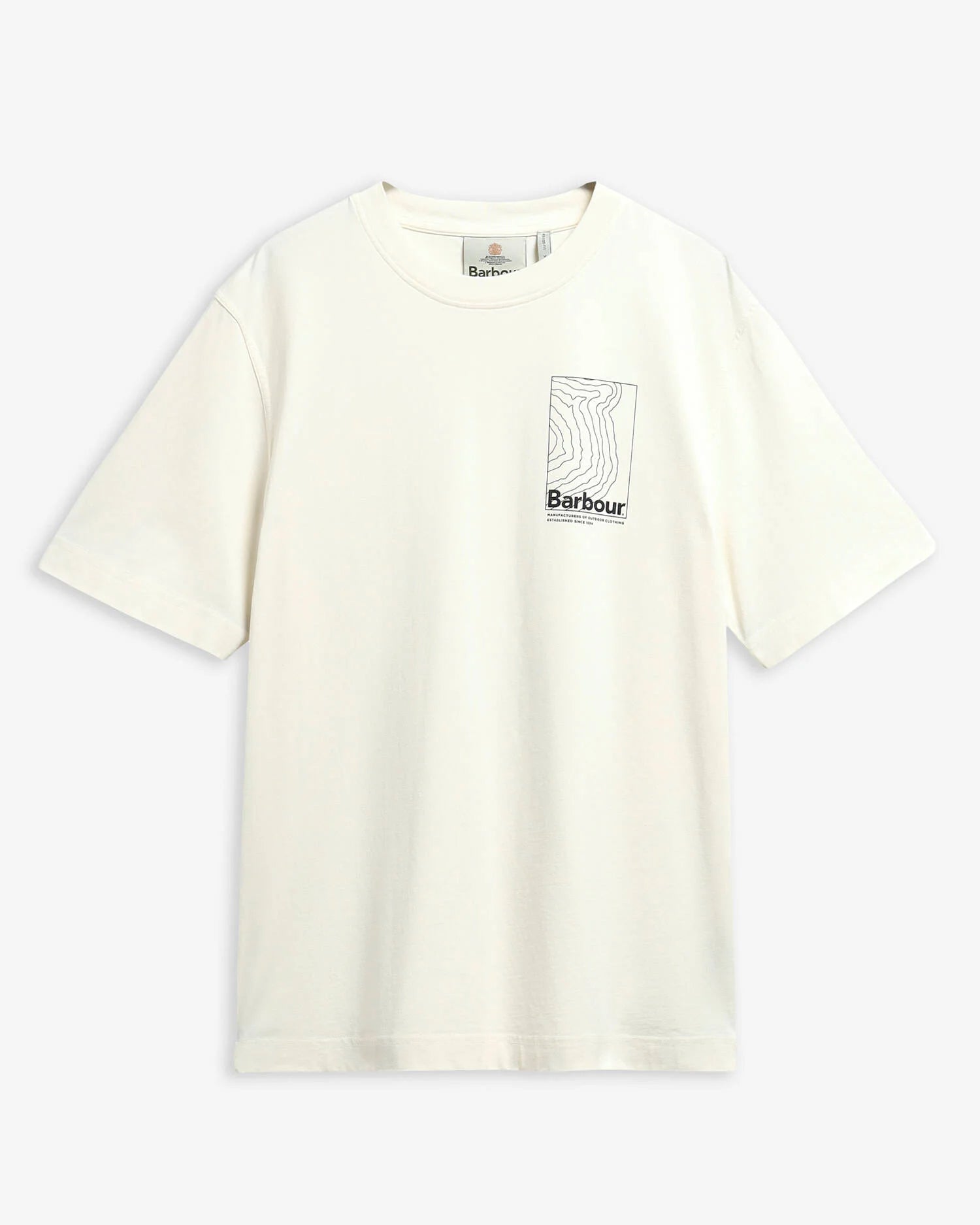 Barbour Woodbine T-shirt in Whisper White