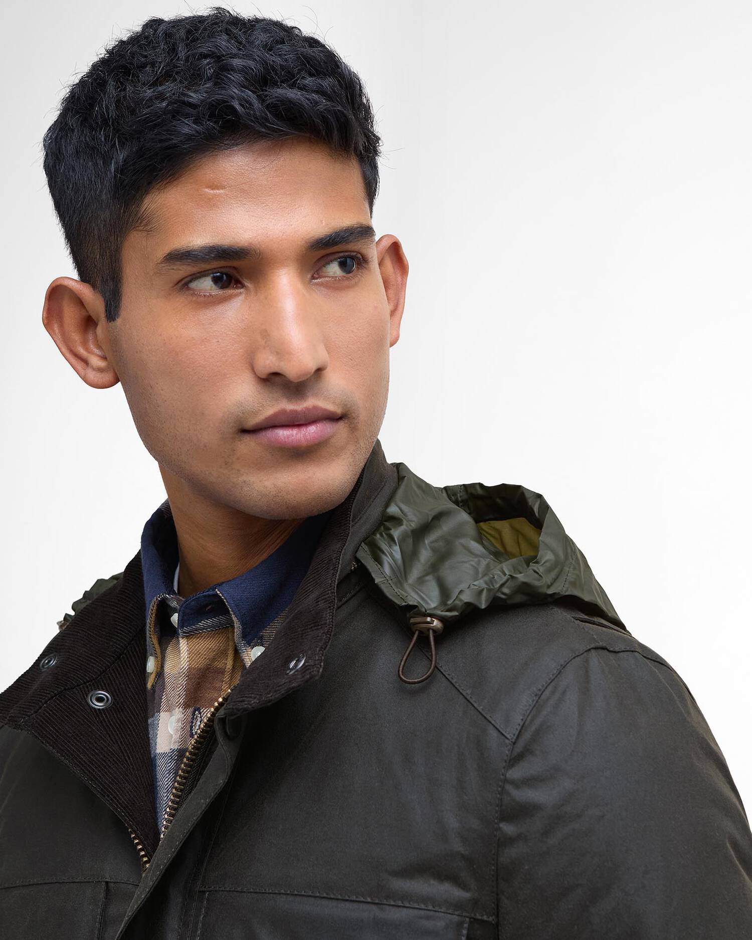 Barbour Corbridge Wax Jacket in Olive