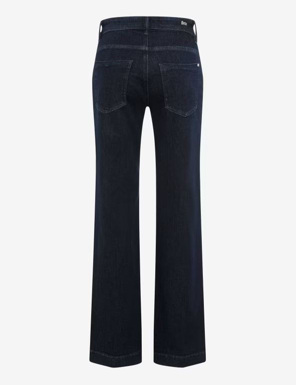 Brax Wide Leg Maine in Denim Dark Blue 70-7150