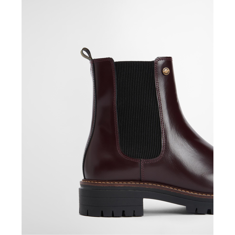 Barbour Marla Chelsea Boots - Cherry Glace