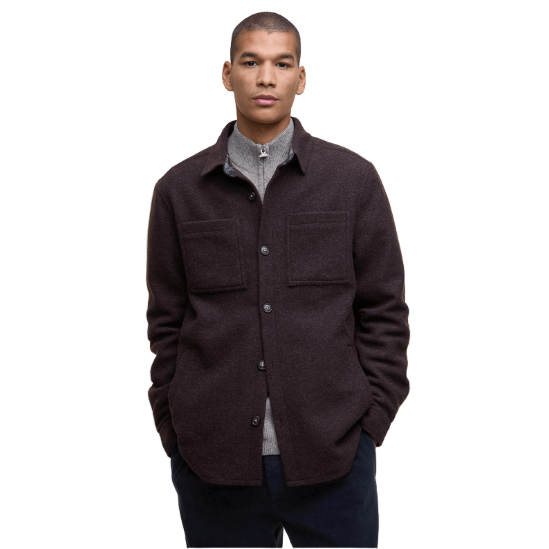 Barbour Marlow Tailored Overshirt Dark Oak