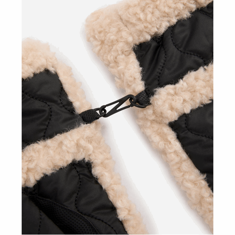 Barbour Marnie Waterproof Mittens Black & Olive