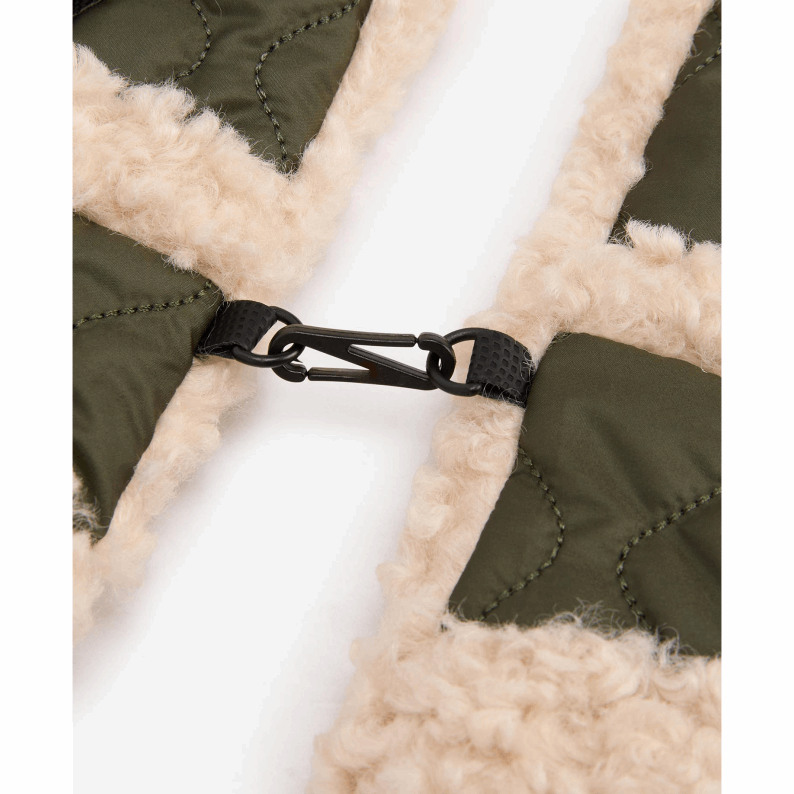 Barbour Marnie Waterproof Mittens Black &amp; Olive