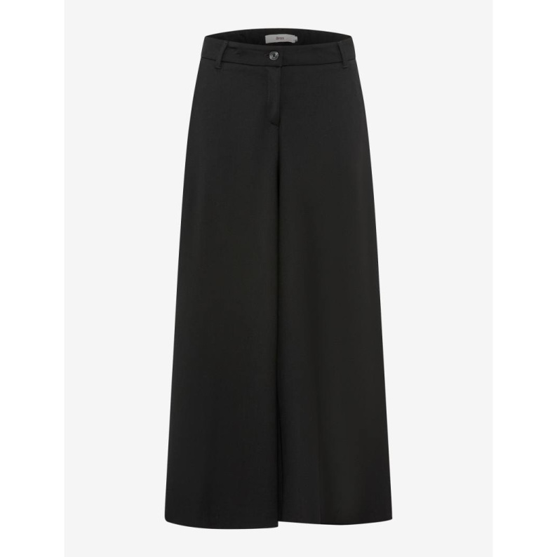 Brax Melli S Cropped Flared Trousers in Black 77-8008