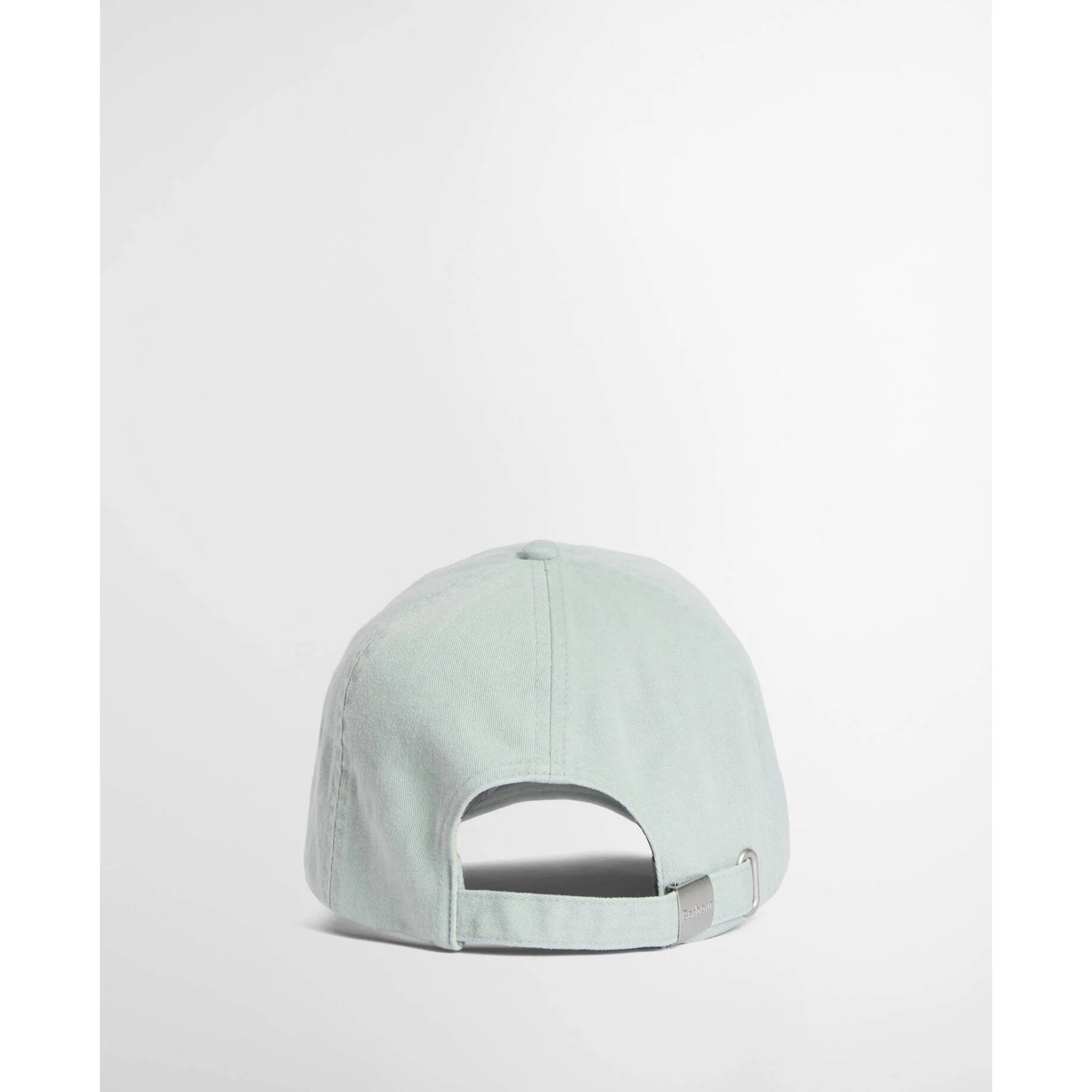 Light blue baseball cap on a white background