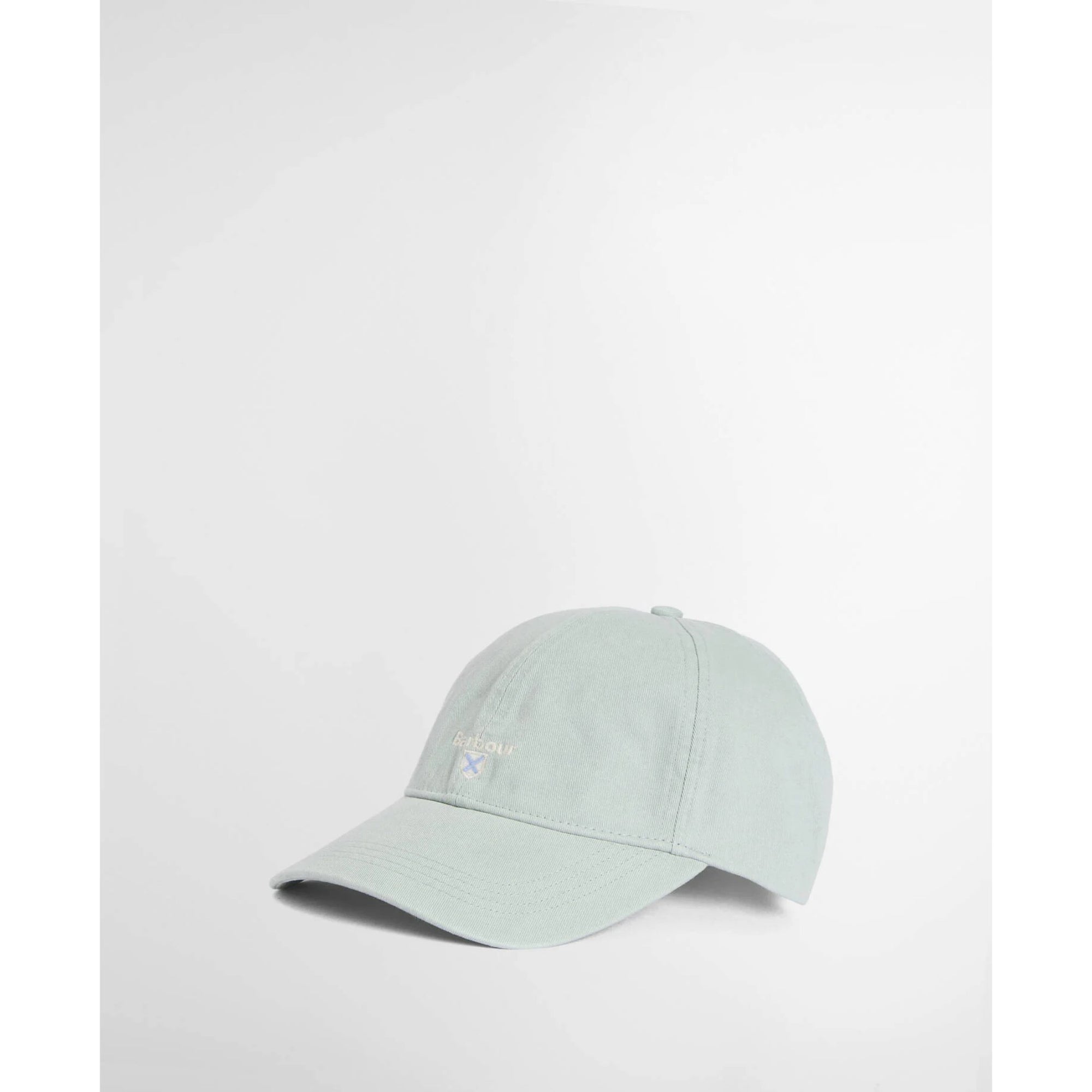 Light green baseball cap on a white background