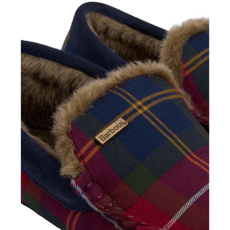 Barbour Monty Slippers in Winterberry