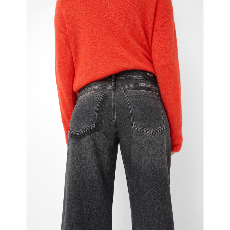 Brax Morgan Wide Leg Jeans 77-6428 - Dark Grey