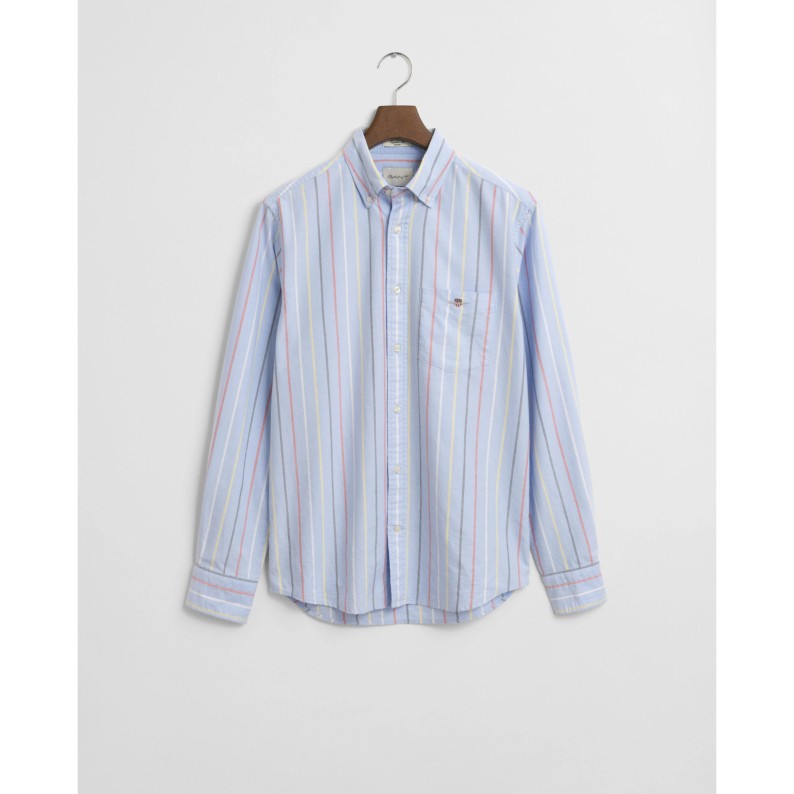 GANT Regular Fit Multi Striped Classic Oxford Shirt