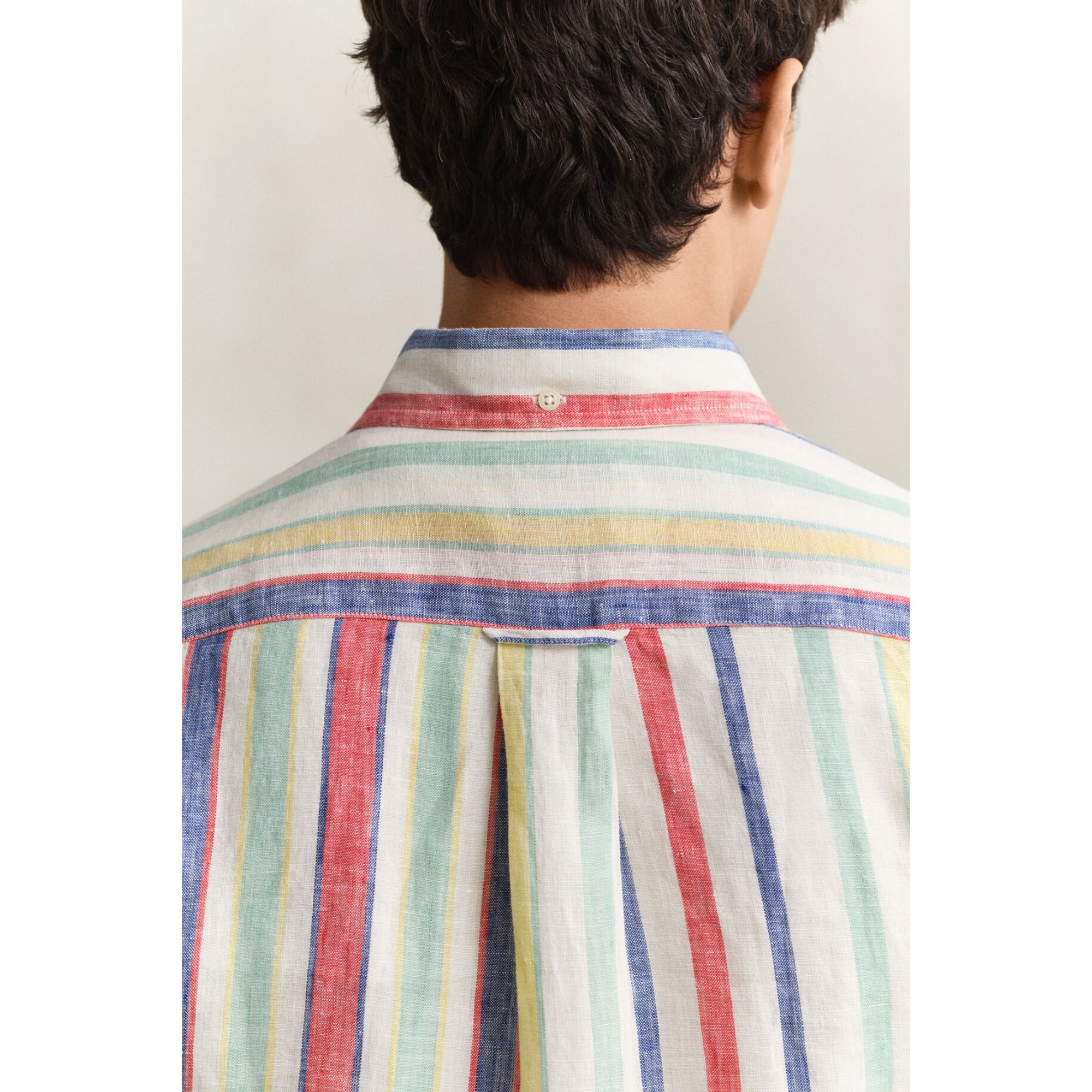 GANT Multistripe Linen Shirt in Regular Fit 3260057
