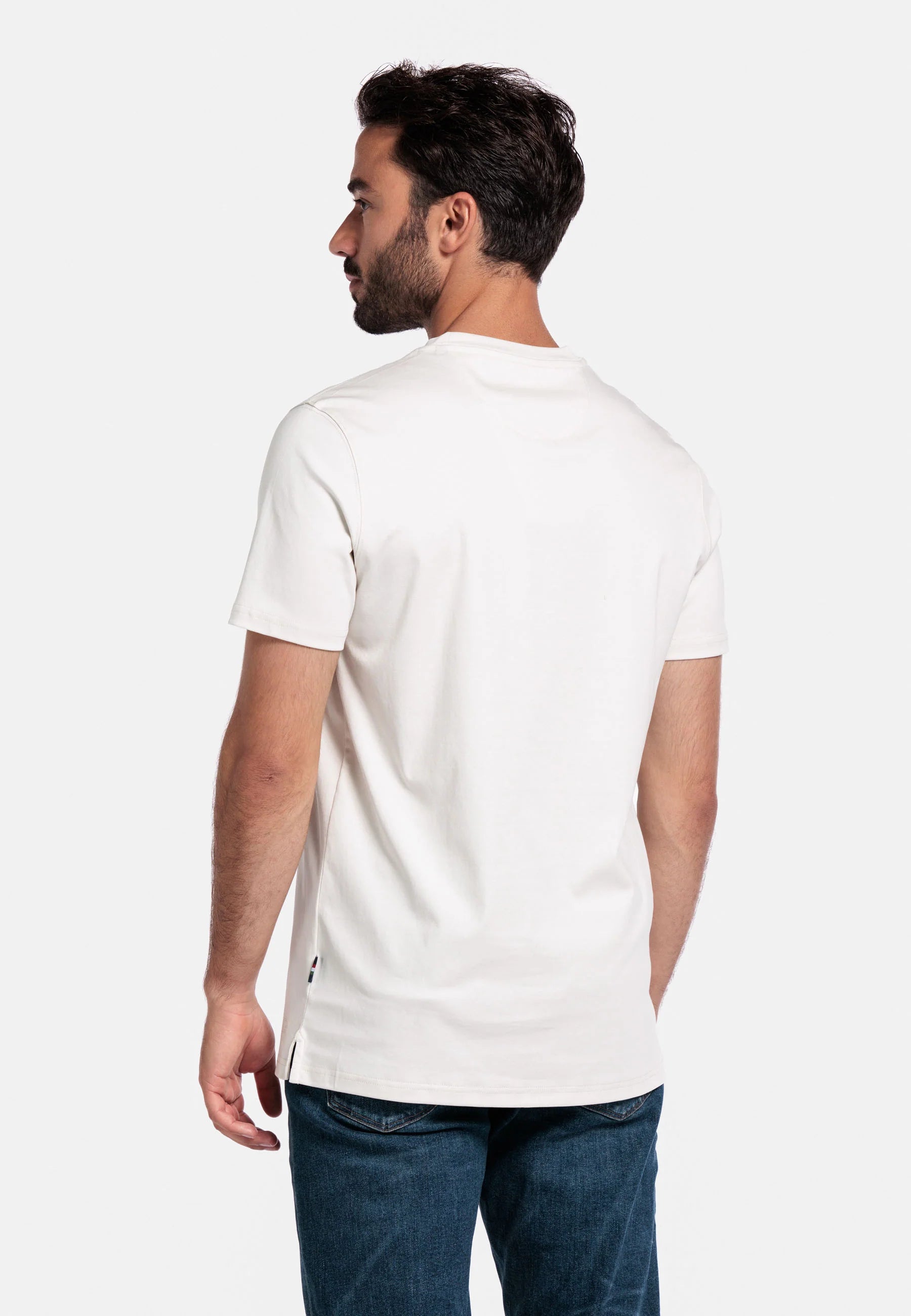 Giordano Luca Liquid Supima Cotton T-shirt in White