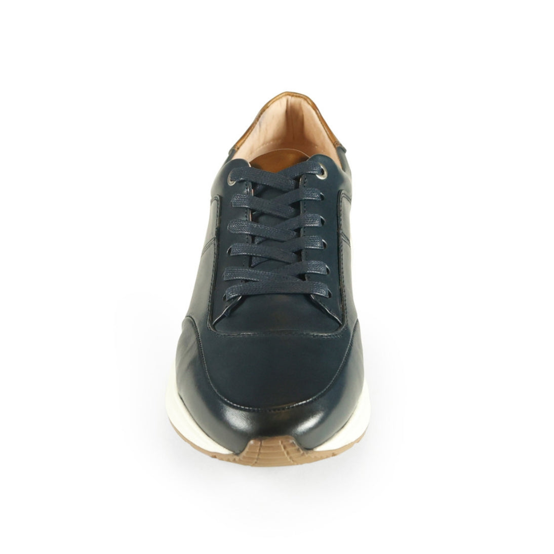 AZOR LA MODE Calabria Smart Leather Trainers ZM3827 Navy