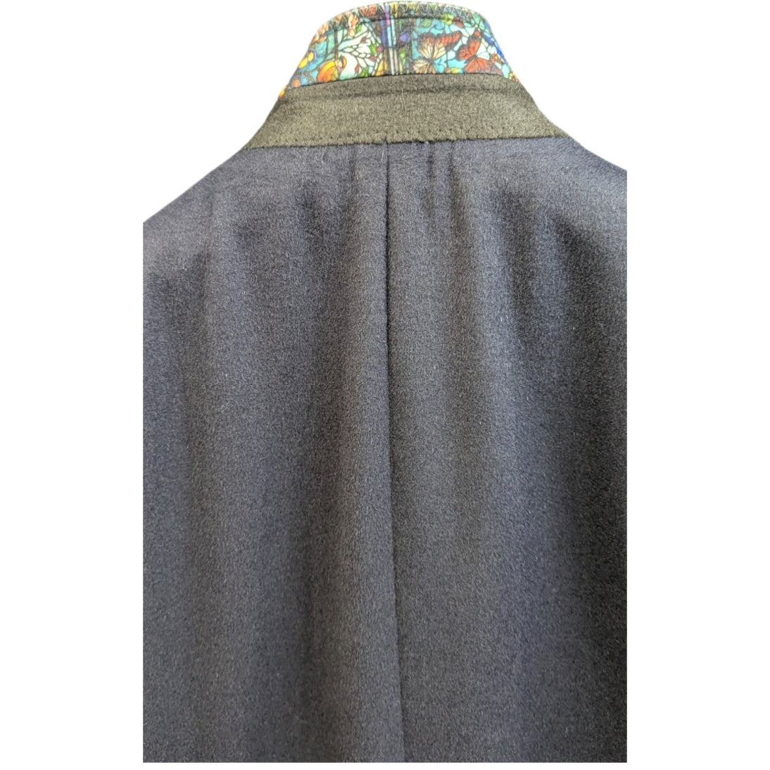 Claudio Lugli Cashmere Wool Wide Lapel Jacket CL2329 Navy