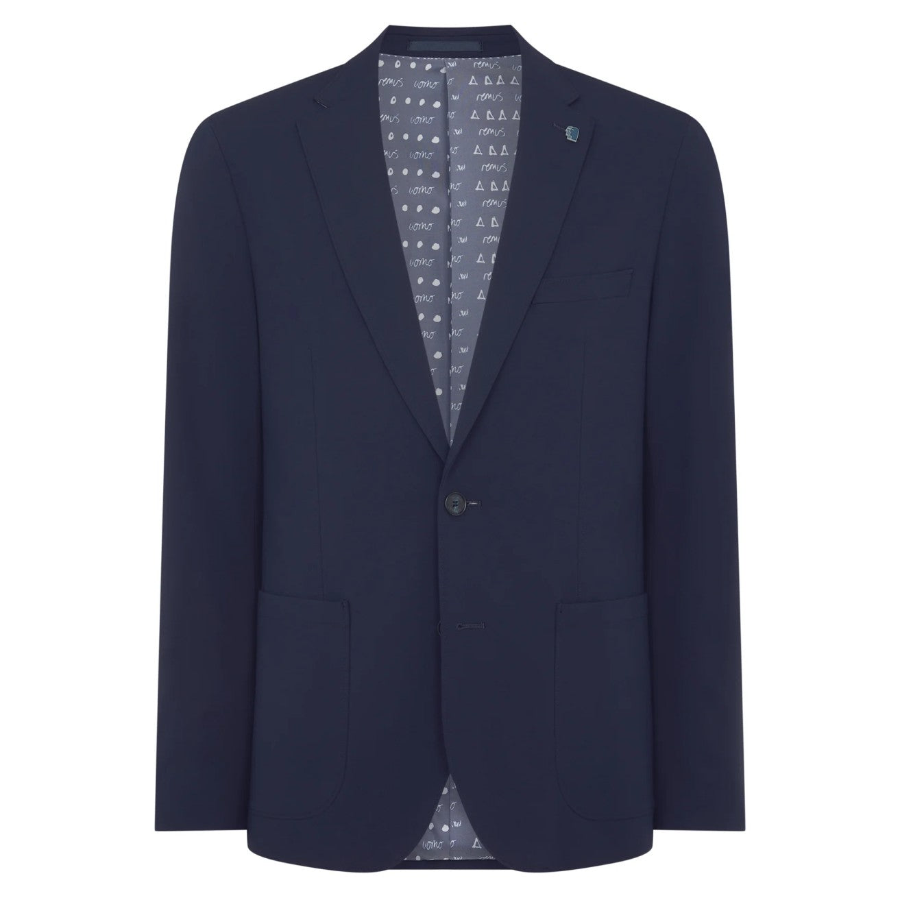 Remus Uomo Tapered Fit Stretch Jacket Navy 12688