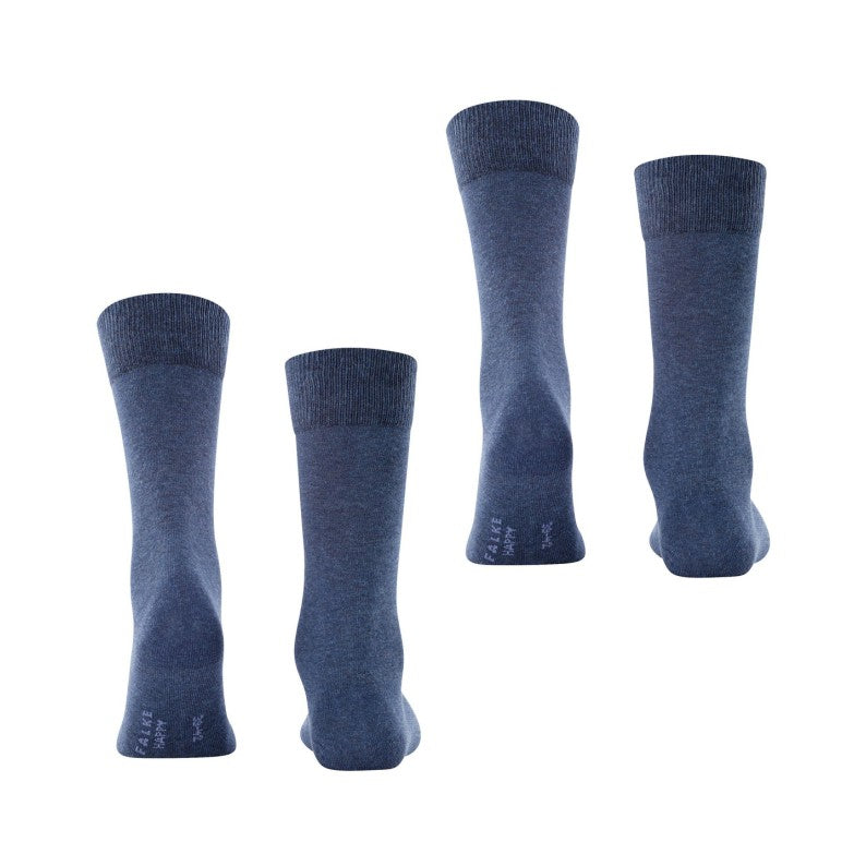Falke Happy 2-Pack Mens Compact Cotton Socks 14610