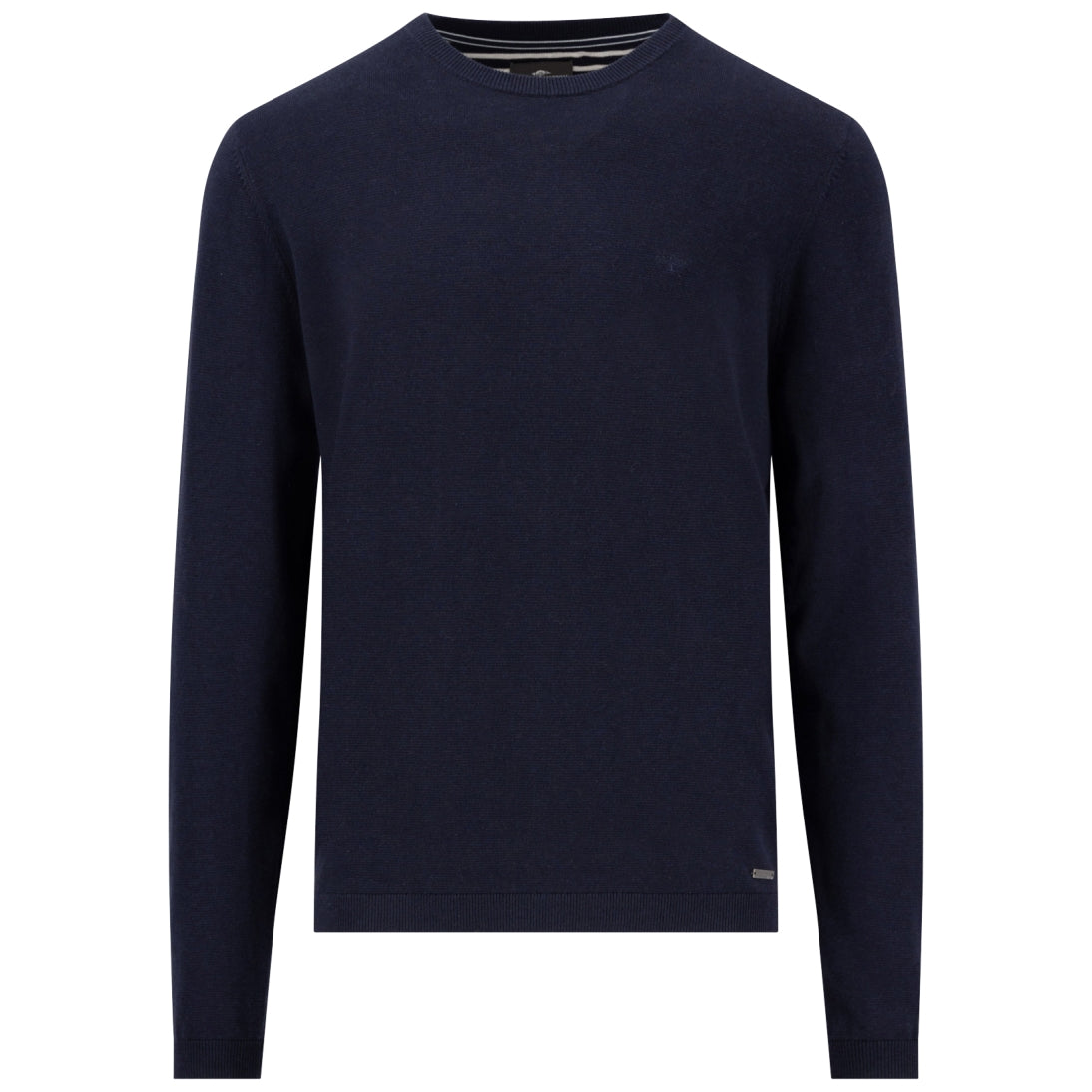 Fynch-Hatton Lightweight Air Cotton Crew Neck Sweater 1502314 – Navy