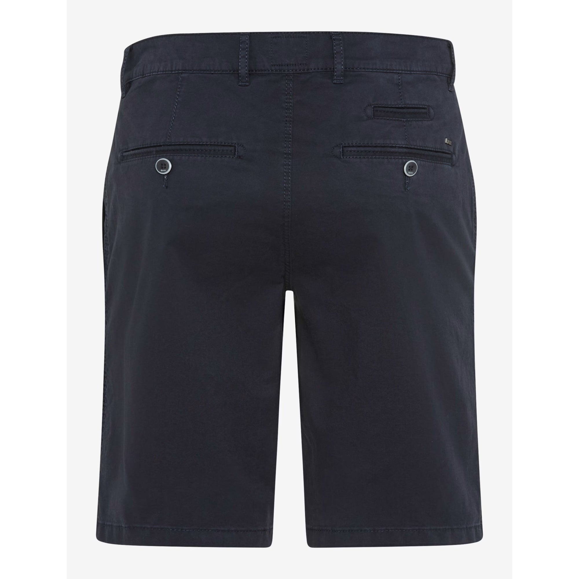 Navy shorts on a white background